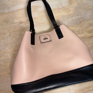 Cole Haan Blush and Black Shoulder Bag